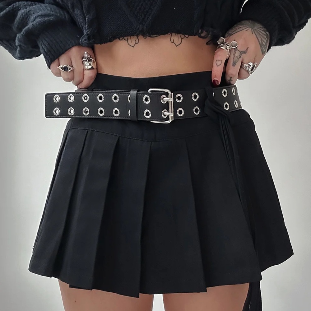 Love Too True Pleated Mini Skort